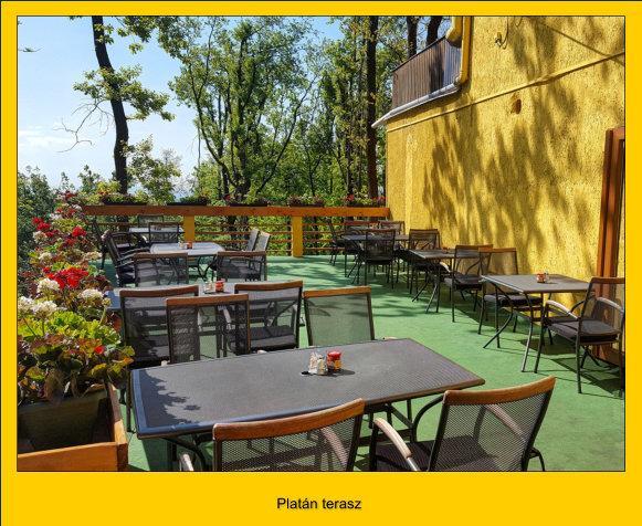 Platan Panzio Hotel Dobogoko Bagian luar foto